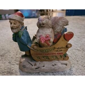 Vintage Tom Clark Tim Wolfe "Cairn Christmas 1996" Cairn Gnome Decor